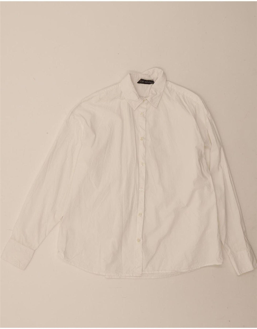 Trussardi Γυναικείο πουκάμισο Oversized IT 38 XS Λευκό βαμβακερό