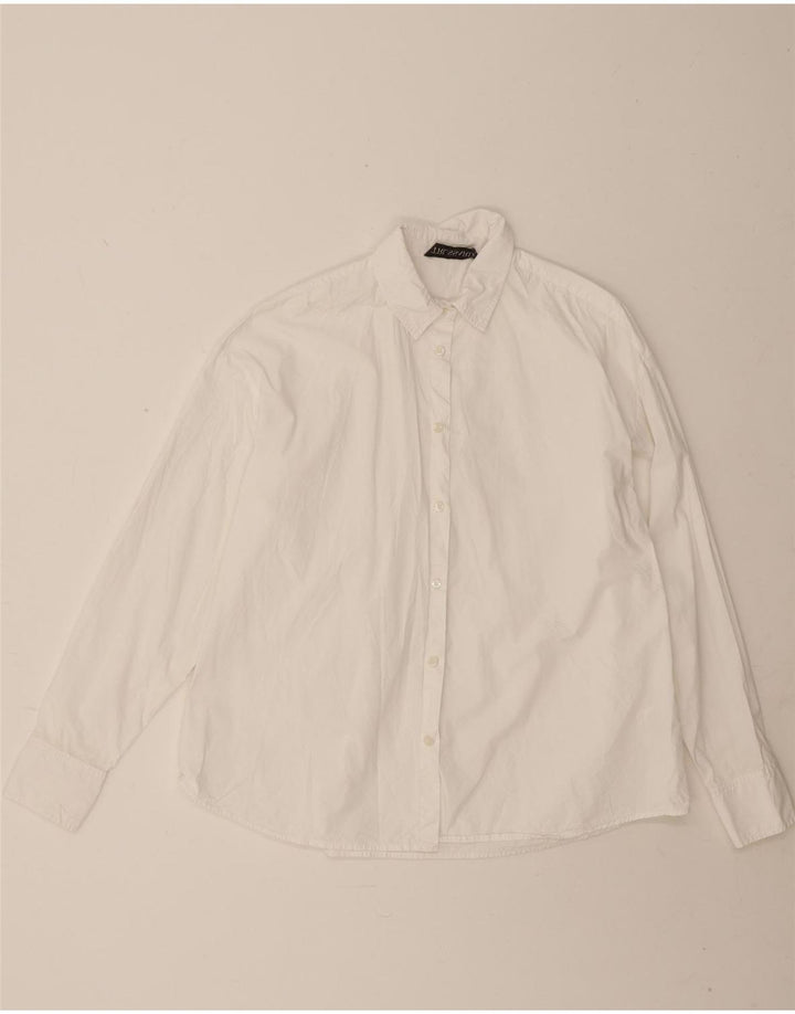 Trussardi Γυναικείο πουκάμισο Oversized IT 38 XS Λευκό βαμβακερό