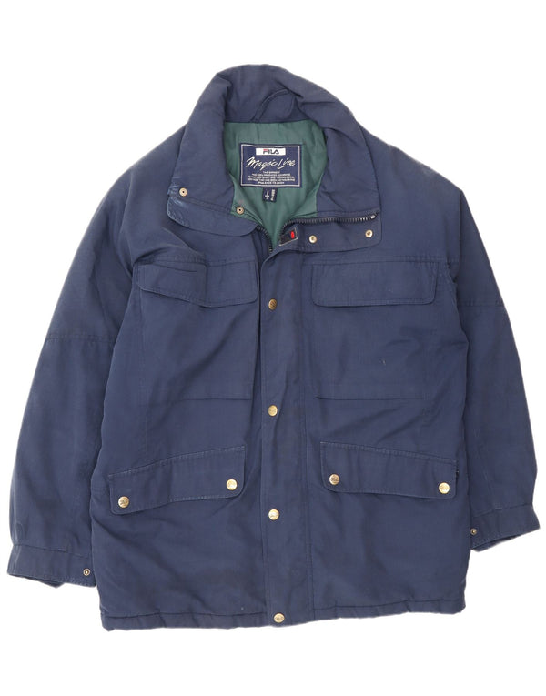 Fila Mens Utility Jacket IT 50 Large Navy Blue