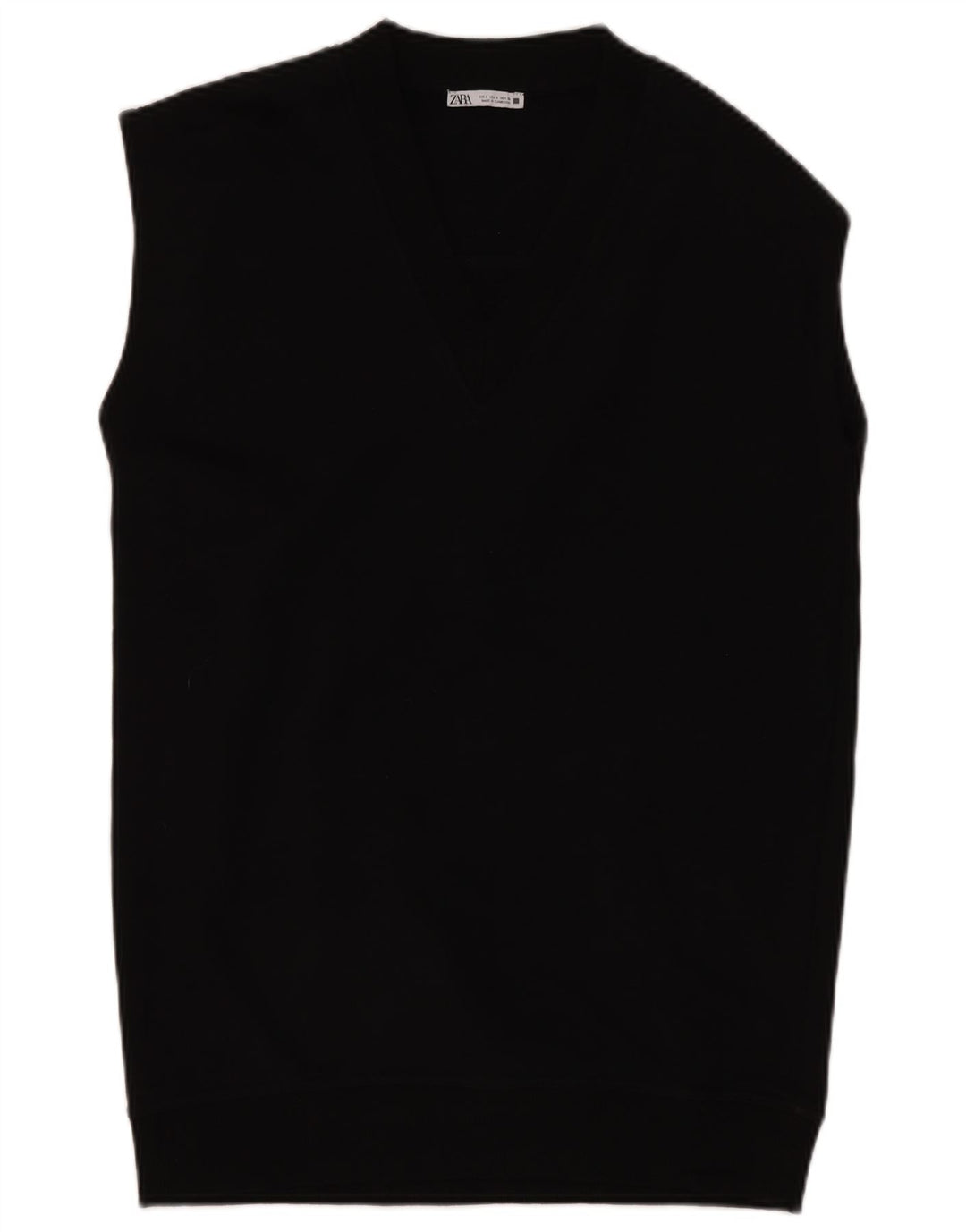 Γυναικείο Αμάνικο Jumper φόρεμα ZARA UK 10 Small Black