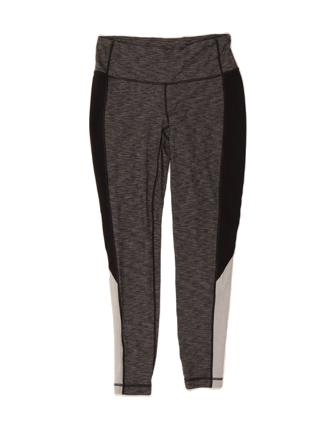 ATHLETA Womens Leggings UK 12 Medium  Grey Colourblock Nylon Vintage Athleta and Second-Hand Athleta from Messina Hembry 