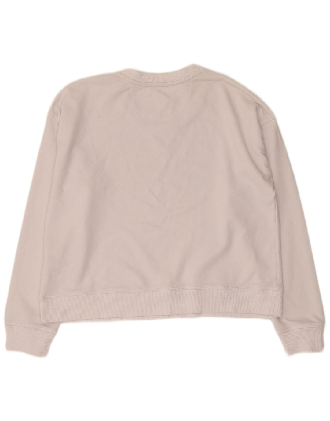 Γυναικείο Φούτερ Dkny Crop Graphic Jumper UK 14 Μεσαίο λευκό βαμβακερό