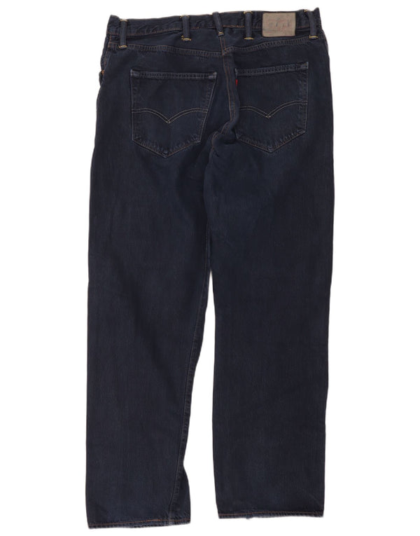 Levi's Mens 501 Straight Jeans W42 L32 Navy Blue