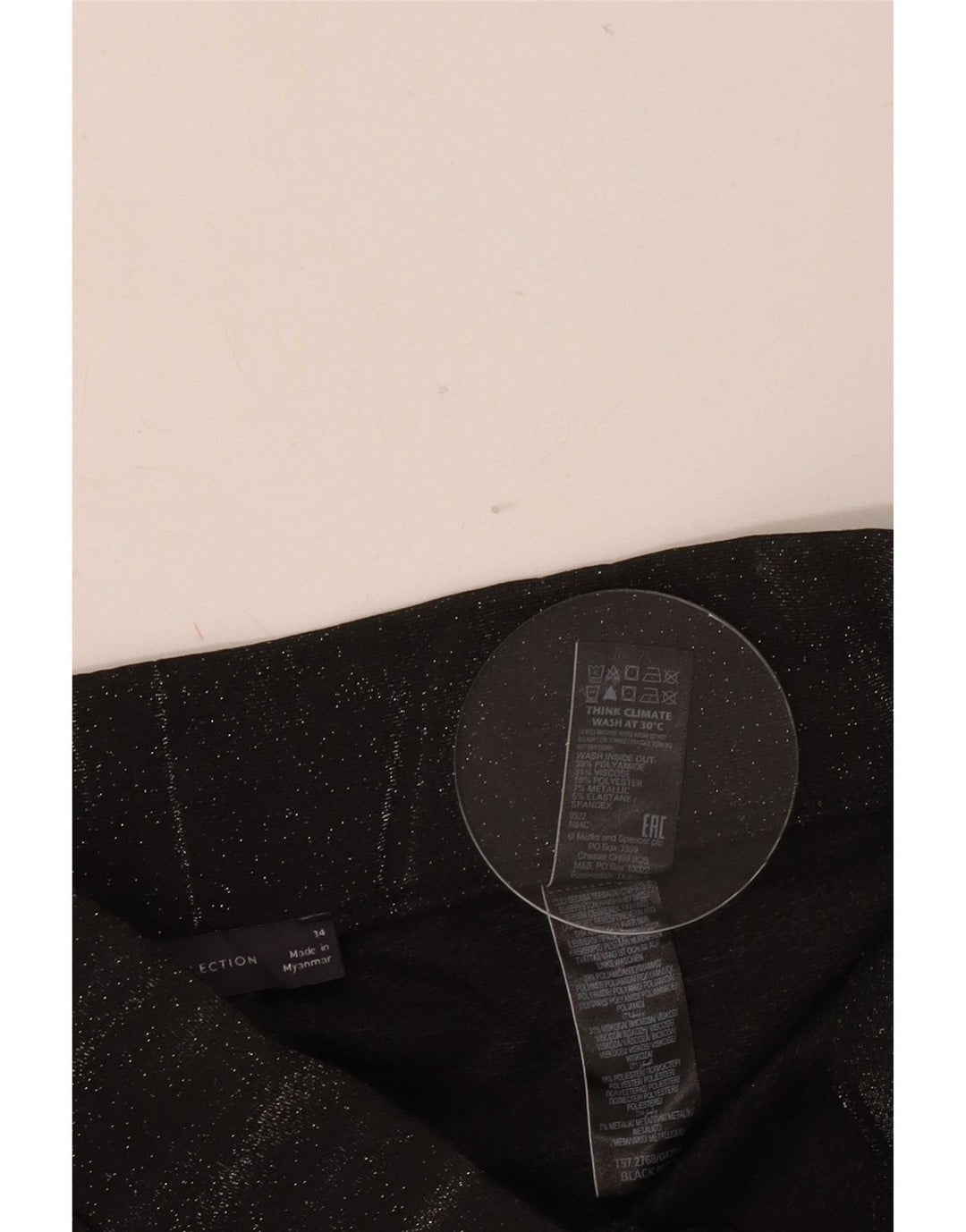 Γυναικεία κολάν Marks & Spencer UK 14 Medium Black Flecked Polyamide