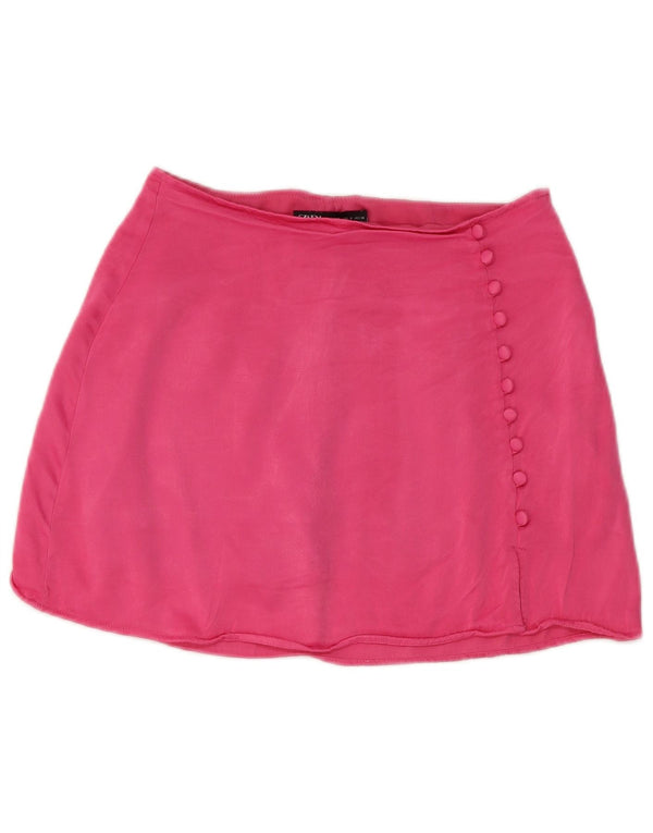 Zara Γυναικείο Skort Small W26 Pink Viscose
