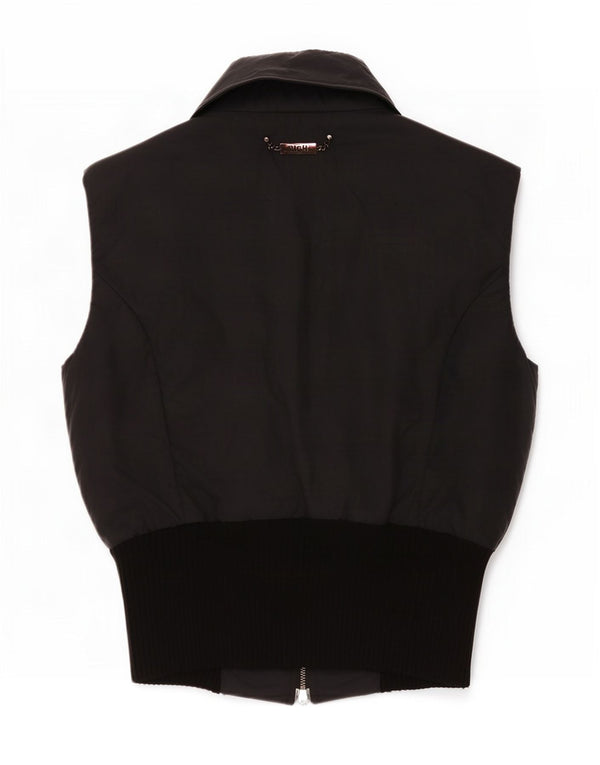 Richmond Womens Graphic Gilet UK 14 Large Black