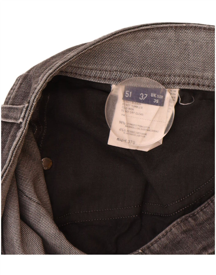 Trussardi Ανδρικό Slim Jeans W35 L32 Γκρι βαμβακερό