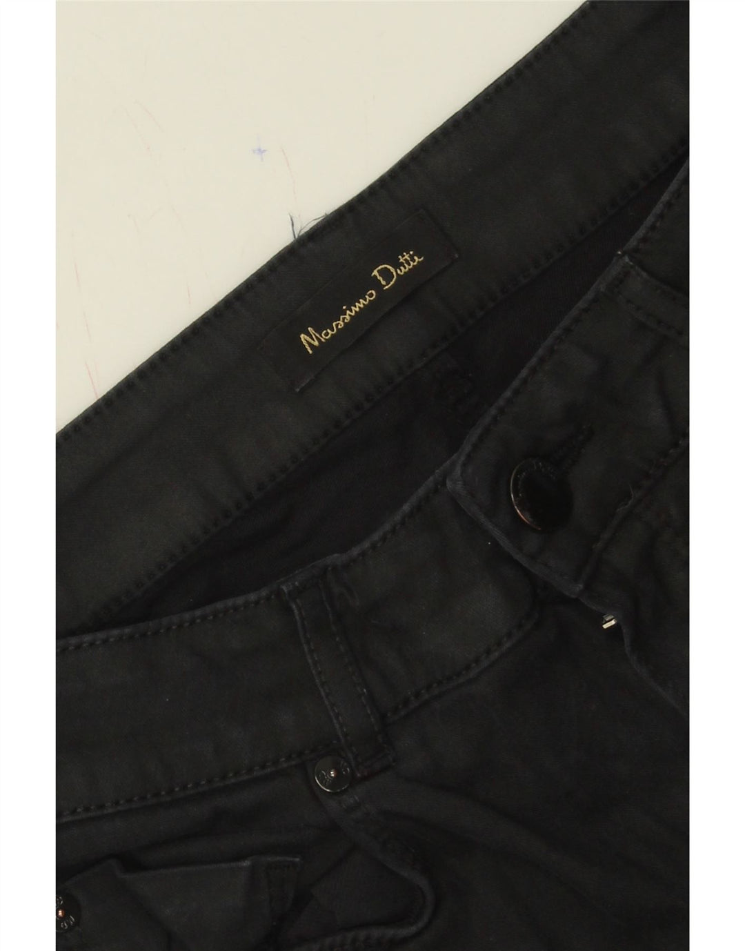 MASSIMO DUTTI Womens Slim Jeans W30 L28 Black Vintage Massimo Dutti and Second-Hand Massimo Dutti from Messina Hembry 