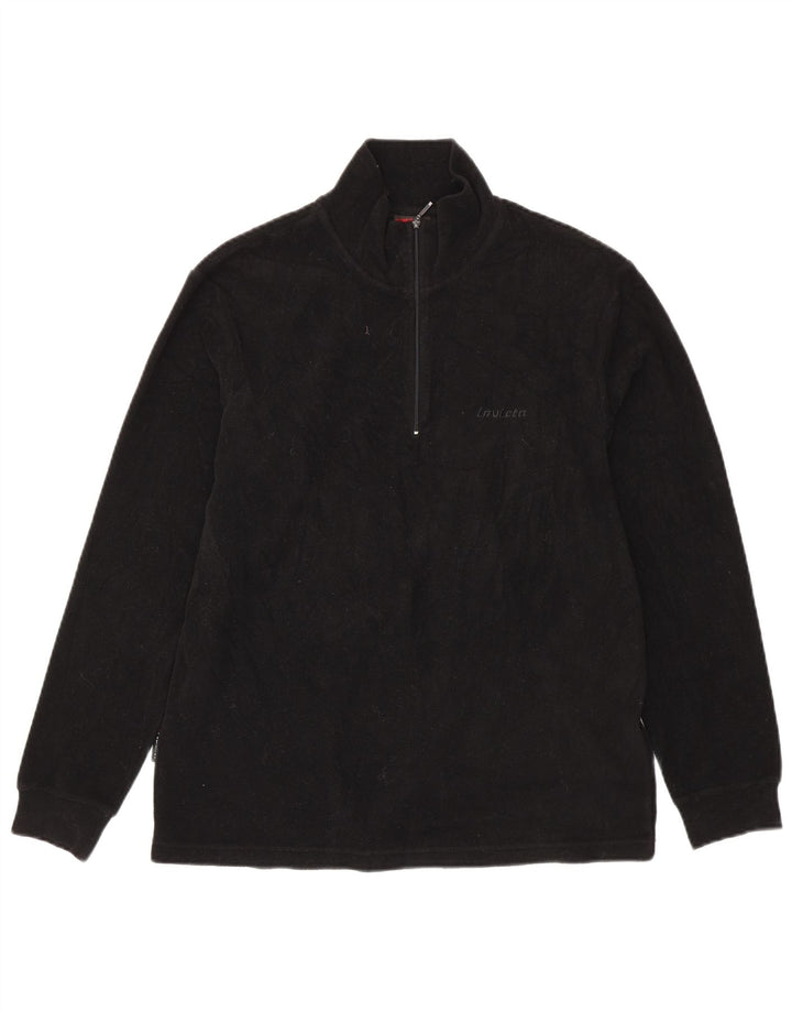 INVICTA Ανδρικό φερμουάρ Fleece Jumper Large Μαύρο