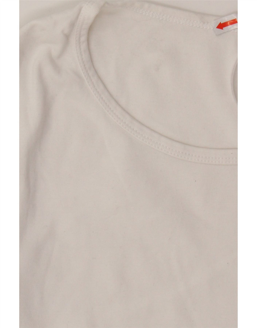 LEVI'S Womens T-Shirt Top UK 12 Medium White Cotton