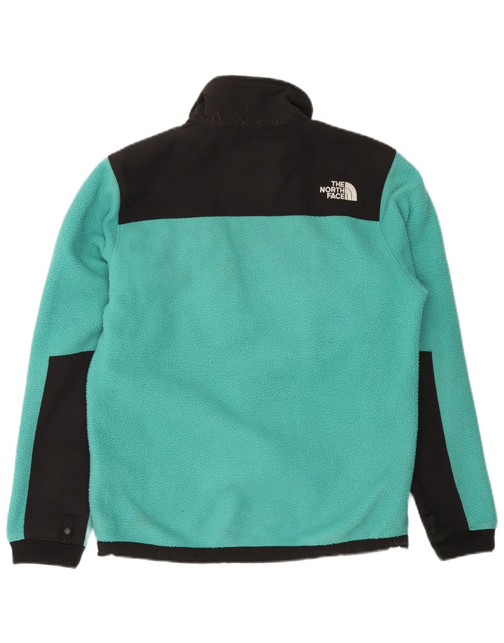THE NORTH FACE Ανδρικό Fleece Jacket UK 36 Small Turquoise Colourblock