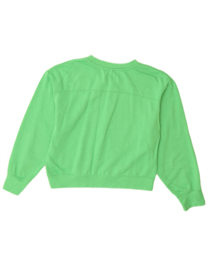 Zara Γυναικεία φούτερ Jumper UK 10 Small Green Polyester