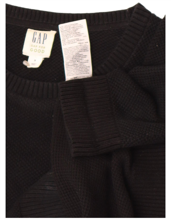 Ανδρικό πουλόβερ Gap Crew Neck Jumper Μικρό μαύρο βαμβακερό