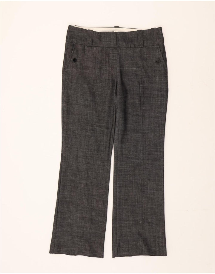 Monsoon Γυναικεία Bootcut Casual Παντελόνια UK 10 Small W32 L30 Grey Polyester