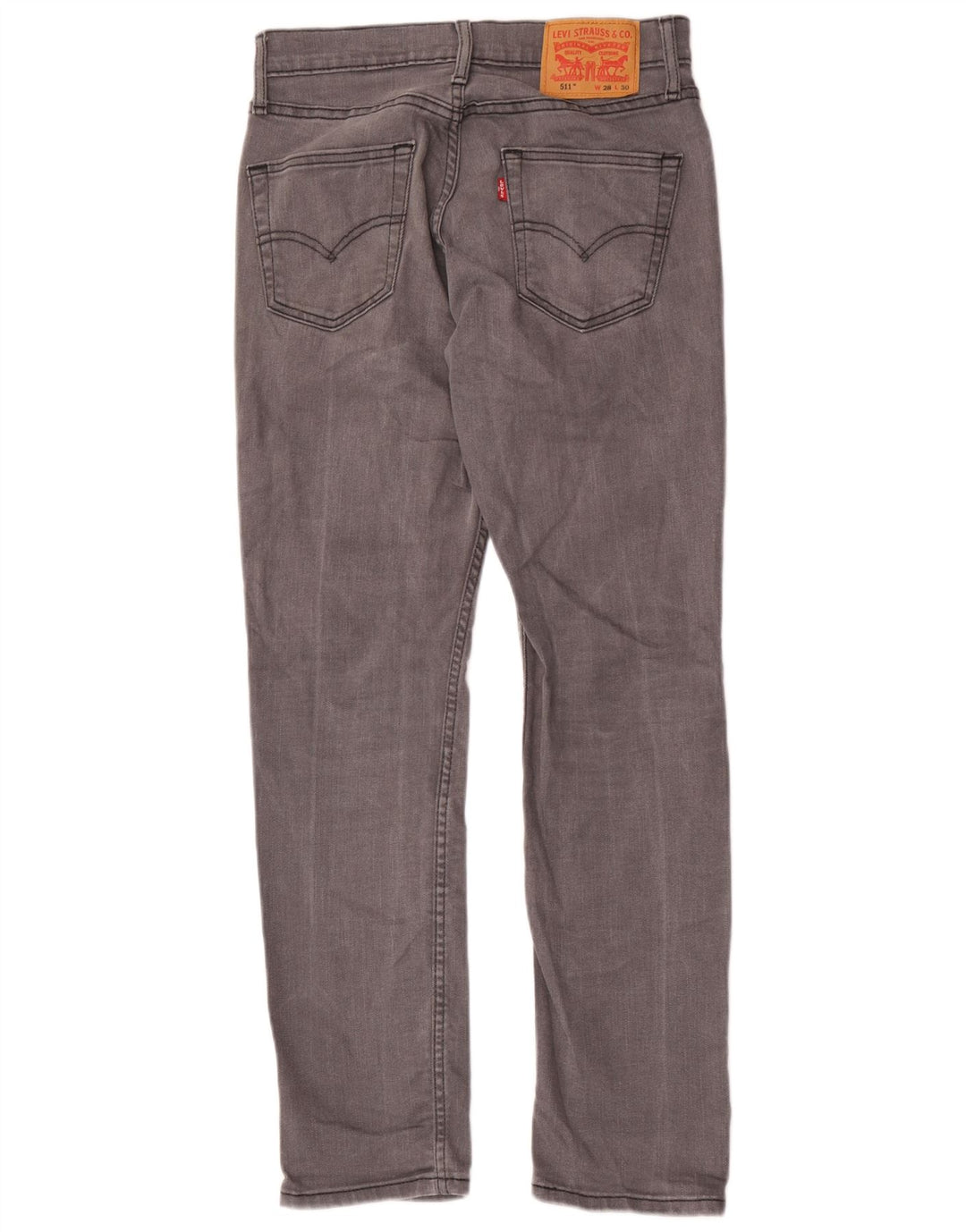 Levi's Mens 511 Slim Jeans W28 L30 Γκρι βαμβακερό