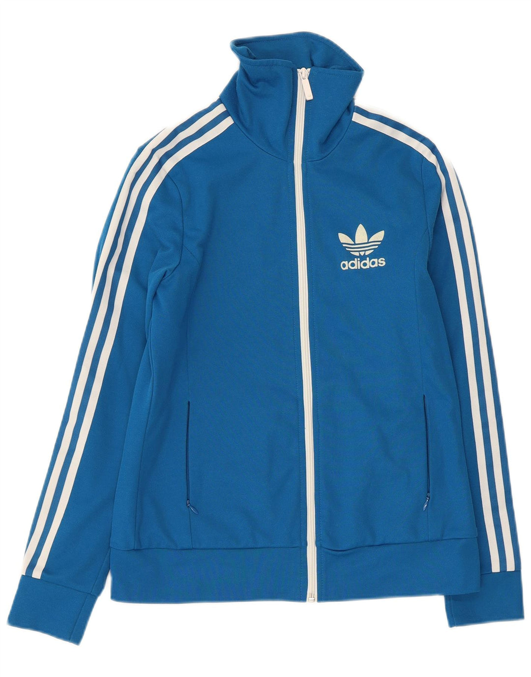 Γυναικεία αθλητική φόρμα ADIDAS Top Jacket EU 38 Medium Blue Cotton