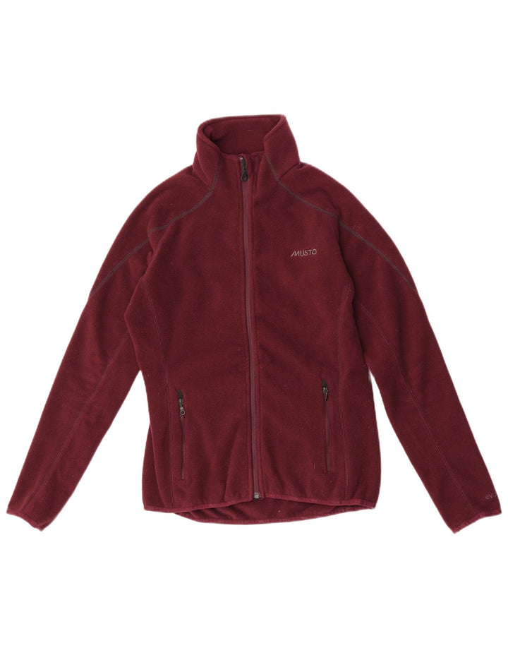 Musto Γυναικείο Fleece Jacket UK 12 Medium Burgundy Polyester