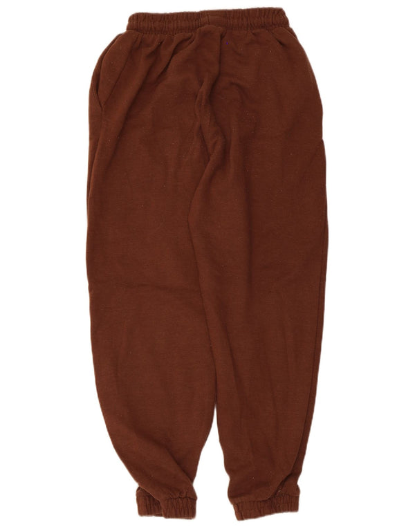 Zara Γυναικεία φόρμα Crop Παντελόνι Joggers UK 8 Small Brown