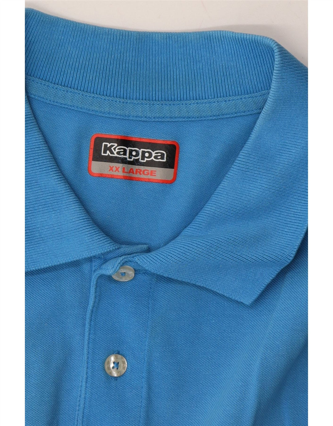 KAPPA Mens Polo Shirt 2XL Blue Vintage Kappa and Second-Hand Kappa from Messina Hembry 