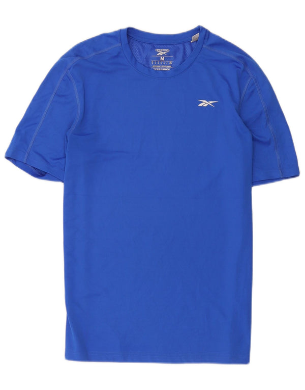 Ανδρικό T-Shirt Reebok Top Medium Blue Polyester