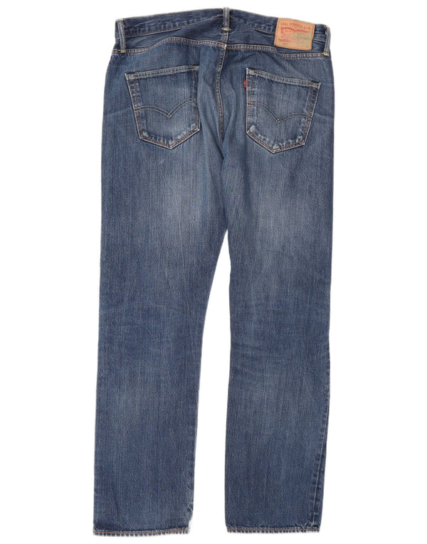 Levi's Mens 501 Straight Jeans W34 L32 Blue