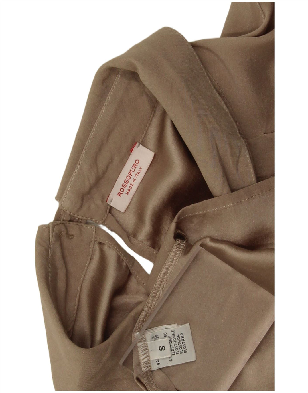 Vintage γυναικεία υπερμεγέθη μακρυμάνικη μπλούζα UK 10 Small Grey Silk