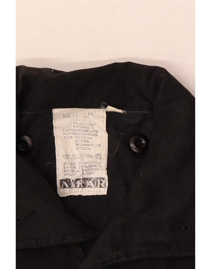 Vintage Ανδρικό Στρατιωτικό Μπουφάν UK 40 μεγάλο μαύρο βαμβακερό