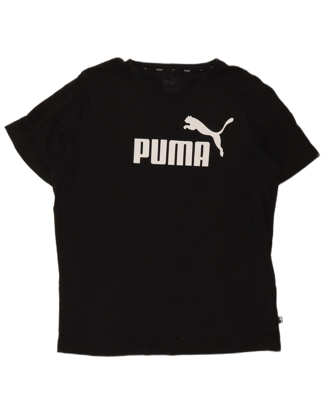 Ανδρικό γραφικό T-Shirt PUMA Top Large Μαύρο Βαμβακερό
