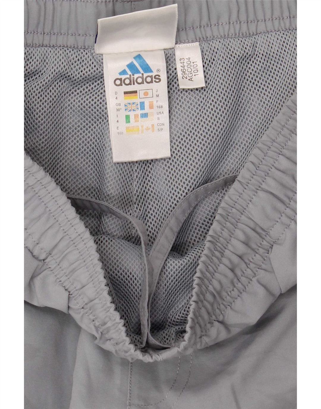 Ανδρική αθλητική φόρμα Adidas Παντελόνι από μεσαίο γκρι πολυεστέρα