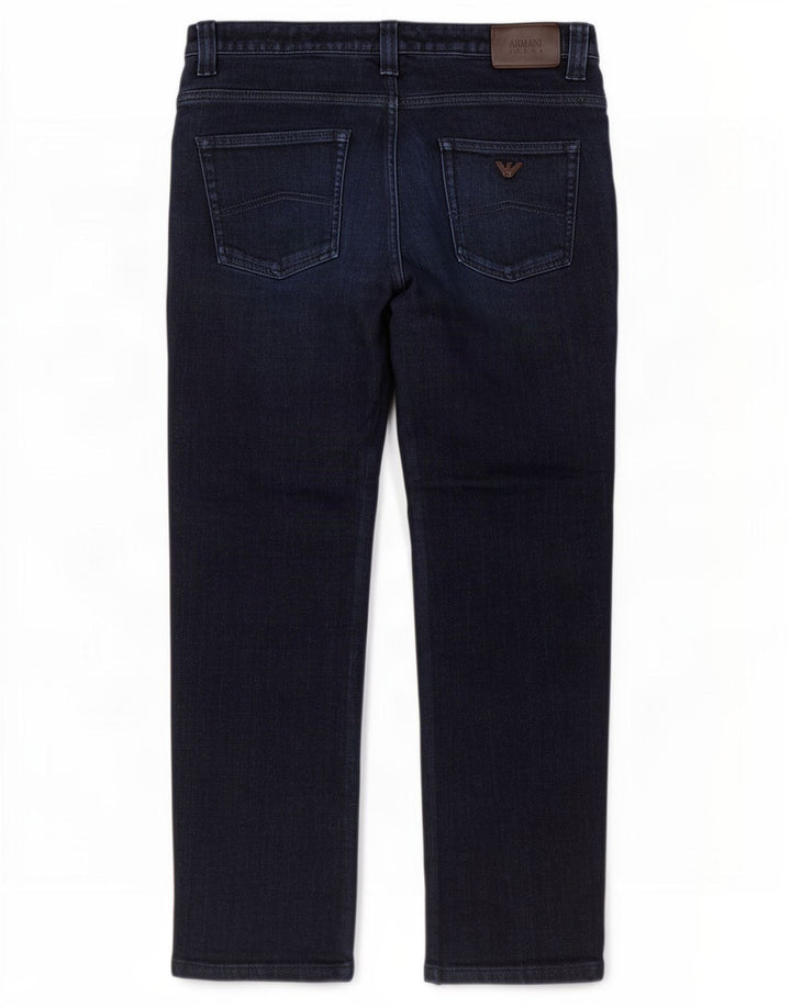 Armani Ανδρικό ίσιο τζιν W34 L29 Navy Blue Cotton