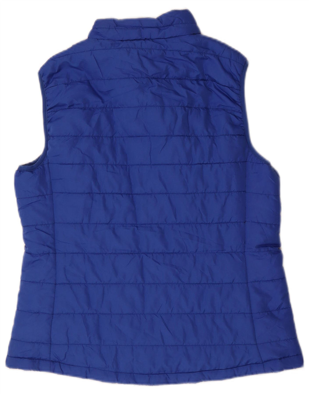 Marks & Spencer Γυναικεία padded Gilet UK 12 Medium Blue Polyester