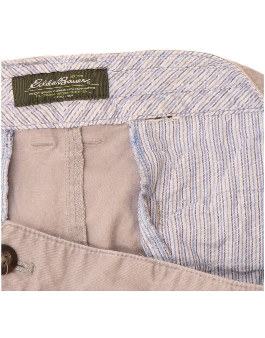 Eddie Bauer Γυναικείο ίσιο παντελόνι Capri W32 L19 Γκρι