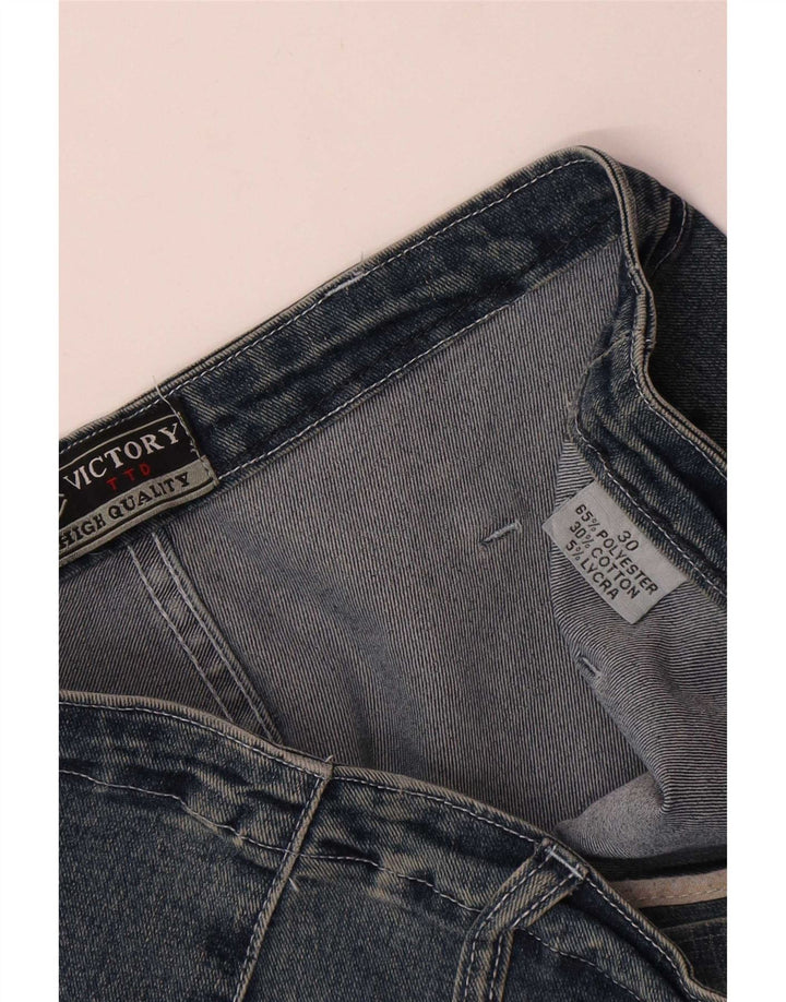 Γυναικείο Wide Leg Jeans Victory W30 L31 Blue Polyester