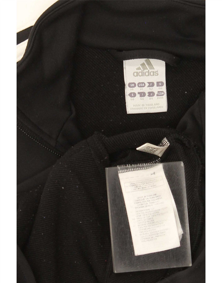 Γυναικεία αθλητική φόρμα Adidas Top Jacket UK 14 Medium Black Polyester