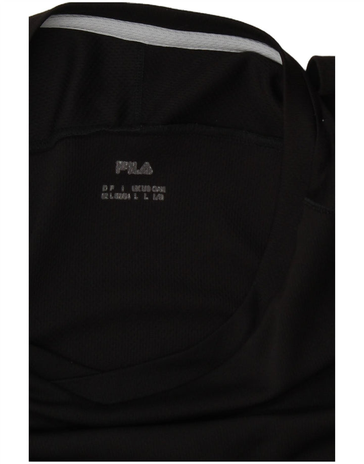 Ανδρικό T-Shirt Fila Top Large Black Colourblock