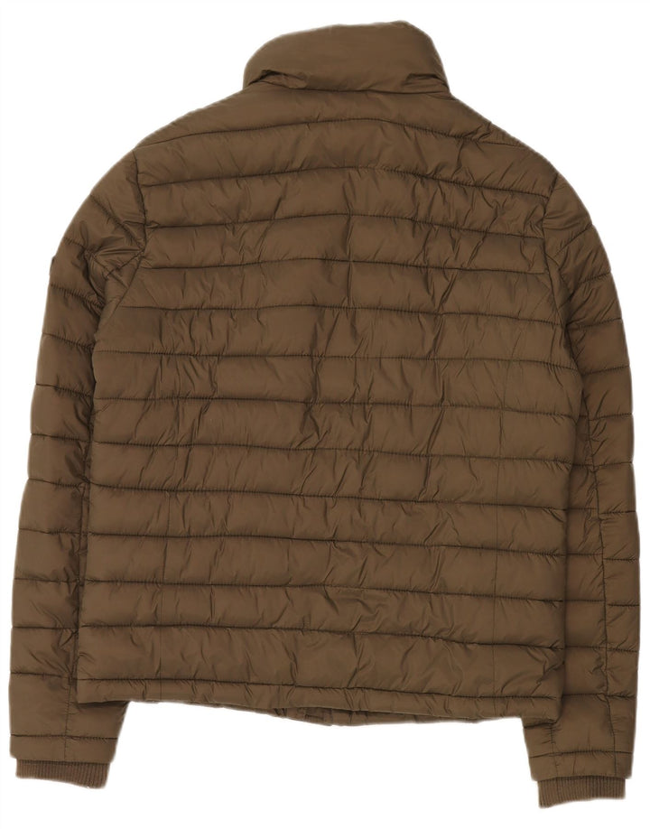 Superdry Ανδρικό μπουφάν με επένδυση UK 38 Medium Khaki Nylon