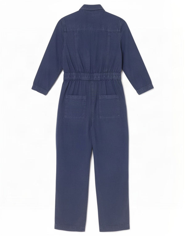 Marks & Spencer Γυναικεία μακρυμάνικη φόρμα UK 8 Small Blue Lyocell