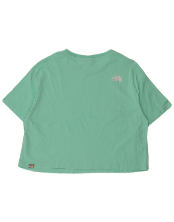 The North Face Γυναικείο T-Shirt Top UK 18 XL Πράσινο βαμβακερό