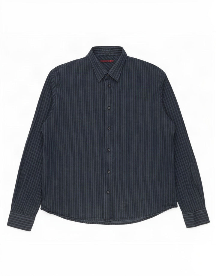 Ανδρικό πουκάμισο Levi's 2XL Navy Blue ριγέ βαμβακερό