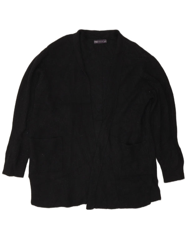 Marks & Spencer Γυναικείο ανοιχτό πουλόβερ UK 18 XL Μαύρο