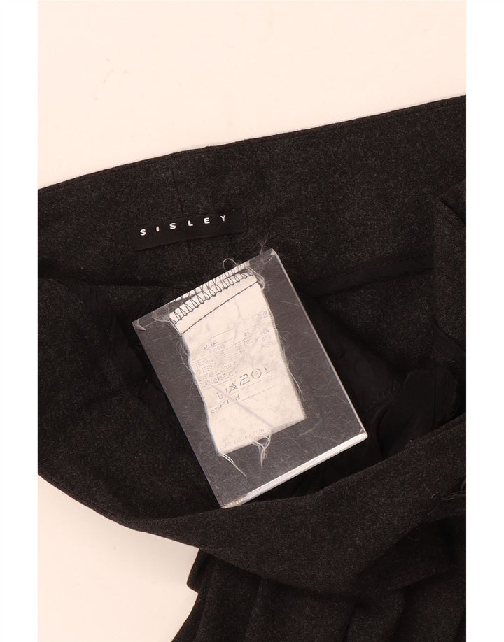Sisley γυναικείο μποτάκι παντελόνι IT 42 Medium W30 L32 Grey Flecked