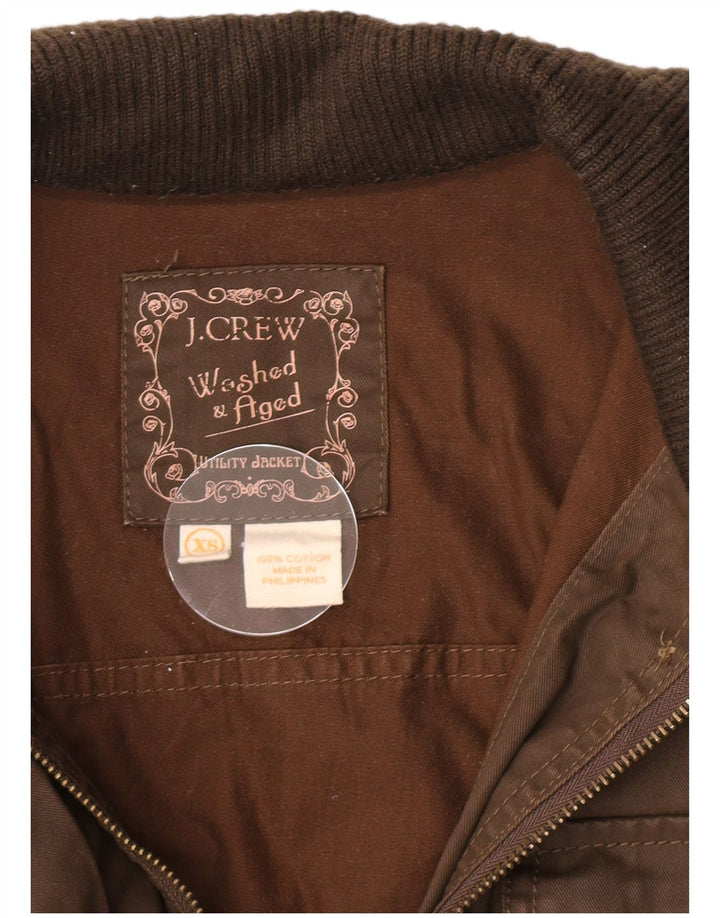 J. Crew Γυναικείο Utility Jacket UK 6 XS Καφέ Βαμβακερό