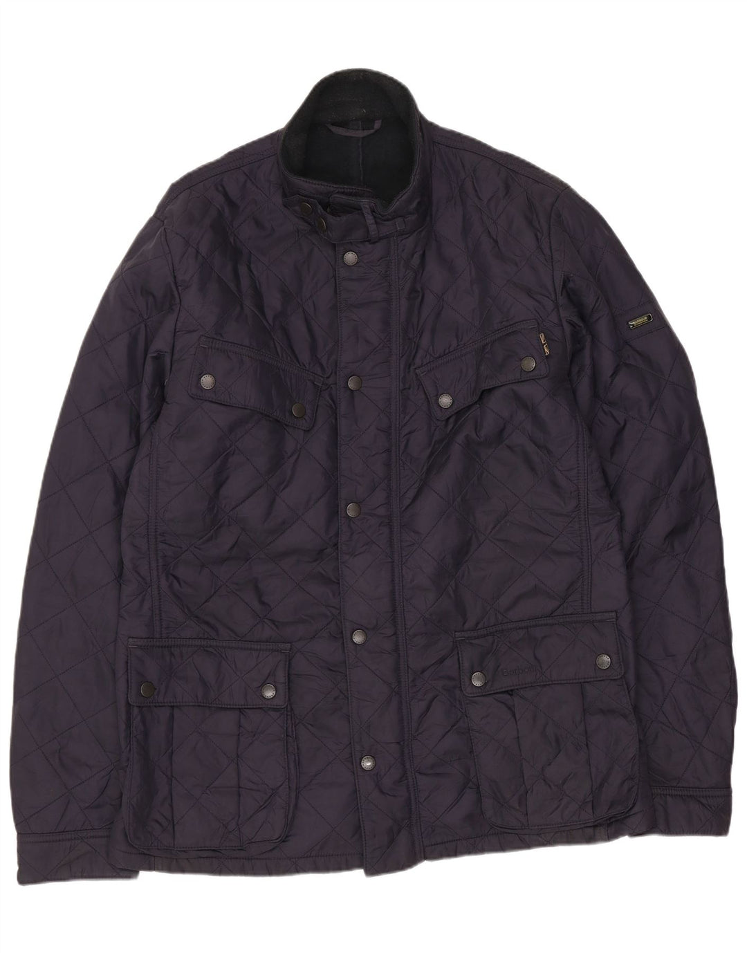 Ανδρικό καπιτονέ μπουφάν Barbour UK 40 Large Navy Blue Polyamide