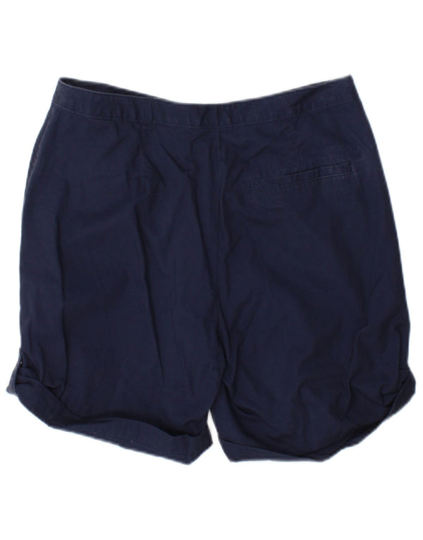 Marks & Spencer Γυναικείο σορτς Chino UK 10 Small W27 Navy Blue Cotton