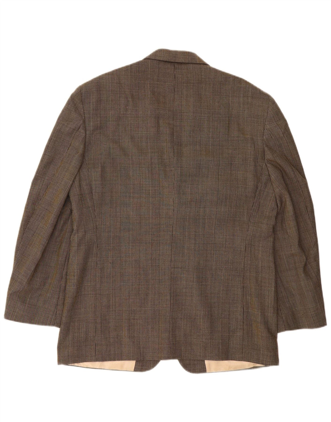 Nautica Ανδρικό σακάκι σακάκι με 3 κουμπιά UK 40 Large Brown Check