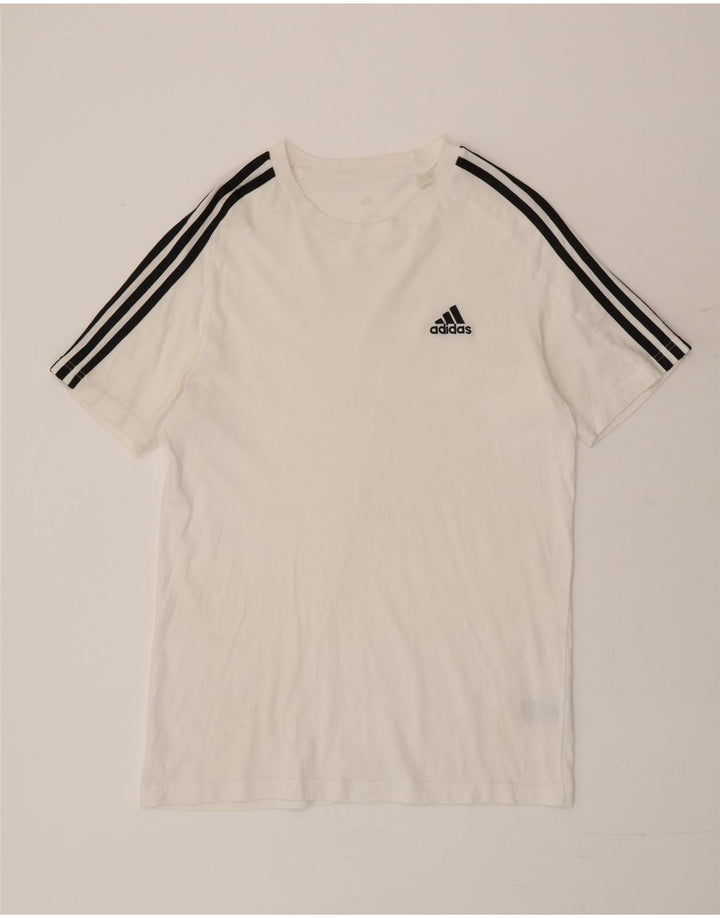 Ανδρικό T-Shirt Adidas Top Μικρό λευκό βαμβακερό
