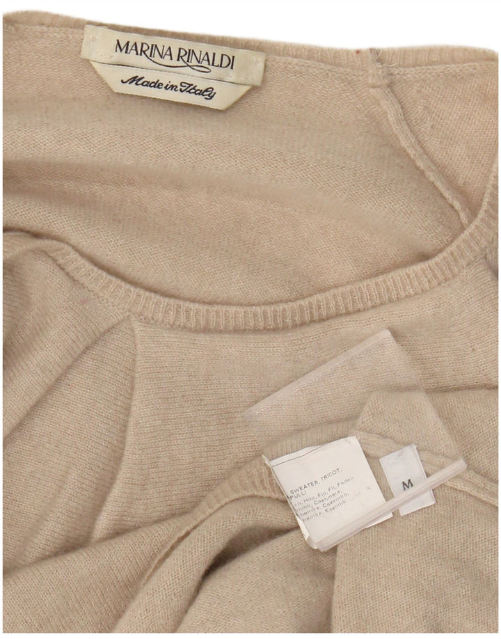 Γυναικείο πουλόβερ Marina Rinaldi Longline Boat Neck Jumper UK 14 Medium Beige
