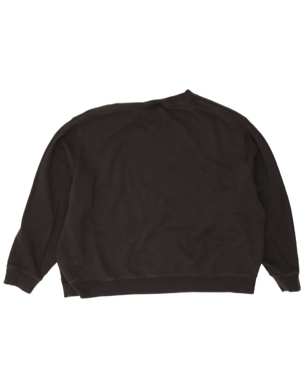 Γυναικείο φούτερ γραφικών υπερμεγέθων Nike Jumper UK 18 XL Μαύρο βαμβακερό