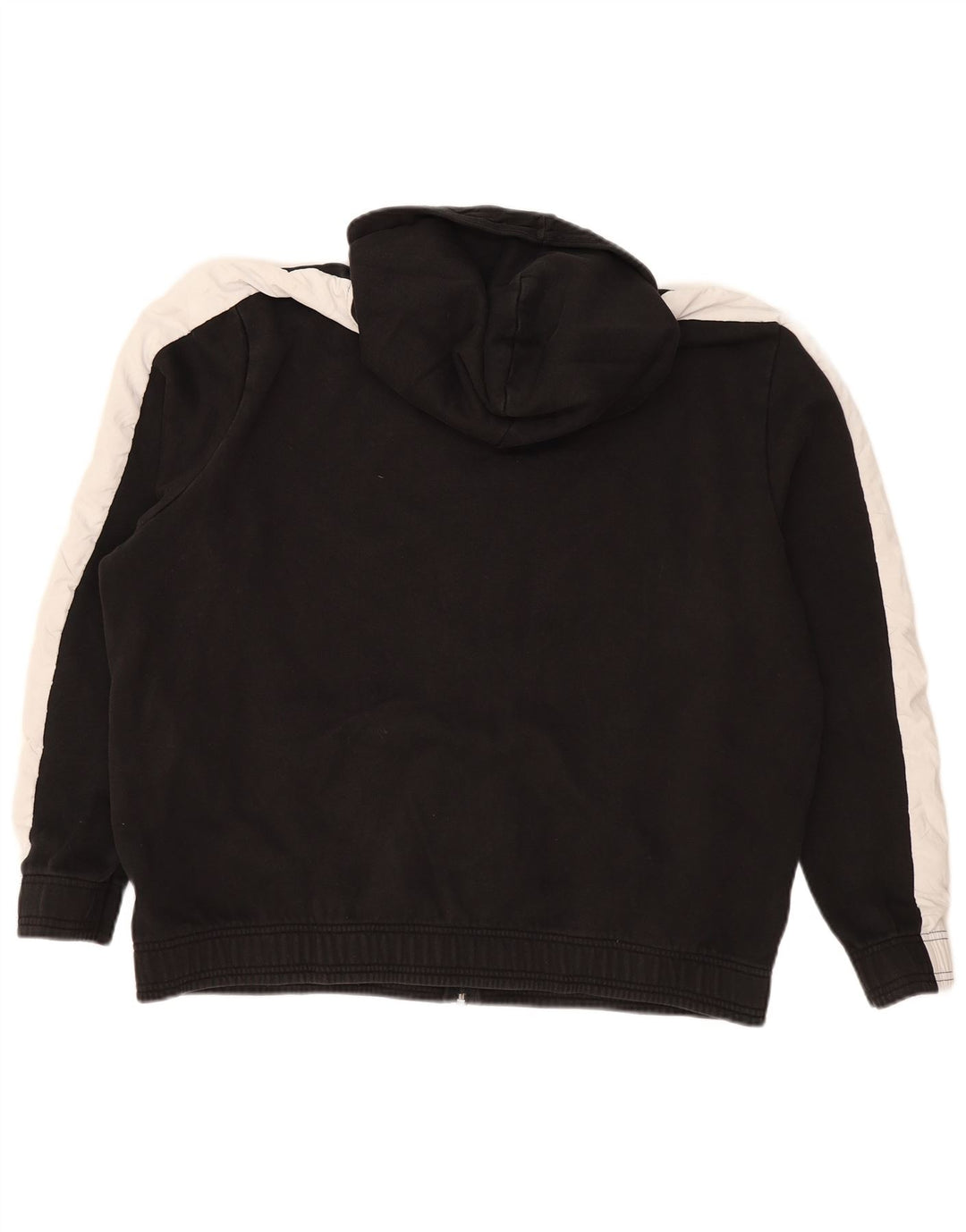 Ανδρικό πουλόβερ με κουκούλα με φερμουάρ PUMA 2XL μαύρο βαμβακερό χρώμα