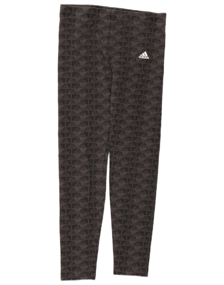 Adidas Girls Graphic κολάν 14-15 ετών Γκρι